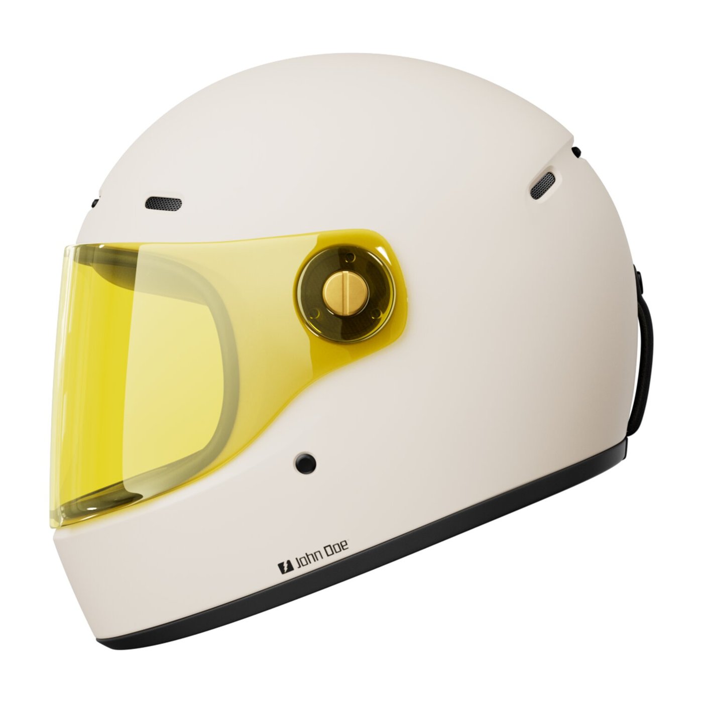 John Doe John Doe JD/ONE Frozen helmet off-white