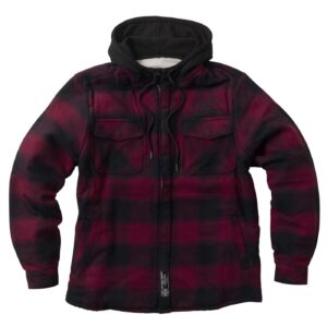 West Coast Choppers WCC Hell Bent Flannel jacket red/black