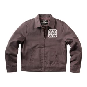 West Coast Choppers WCC OG lined workjacket chocolate brown