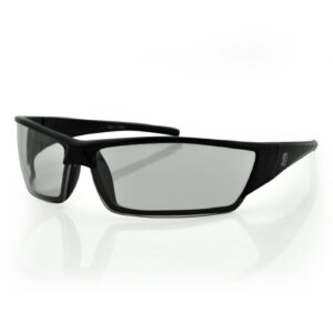 Zan Headgear ZANheadgear Utah Sunglass Gloss Black Frame Clear Lens