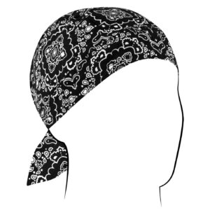 Zan Headgear ZANheadgear Flydanna® Cotton Black Paisley