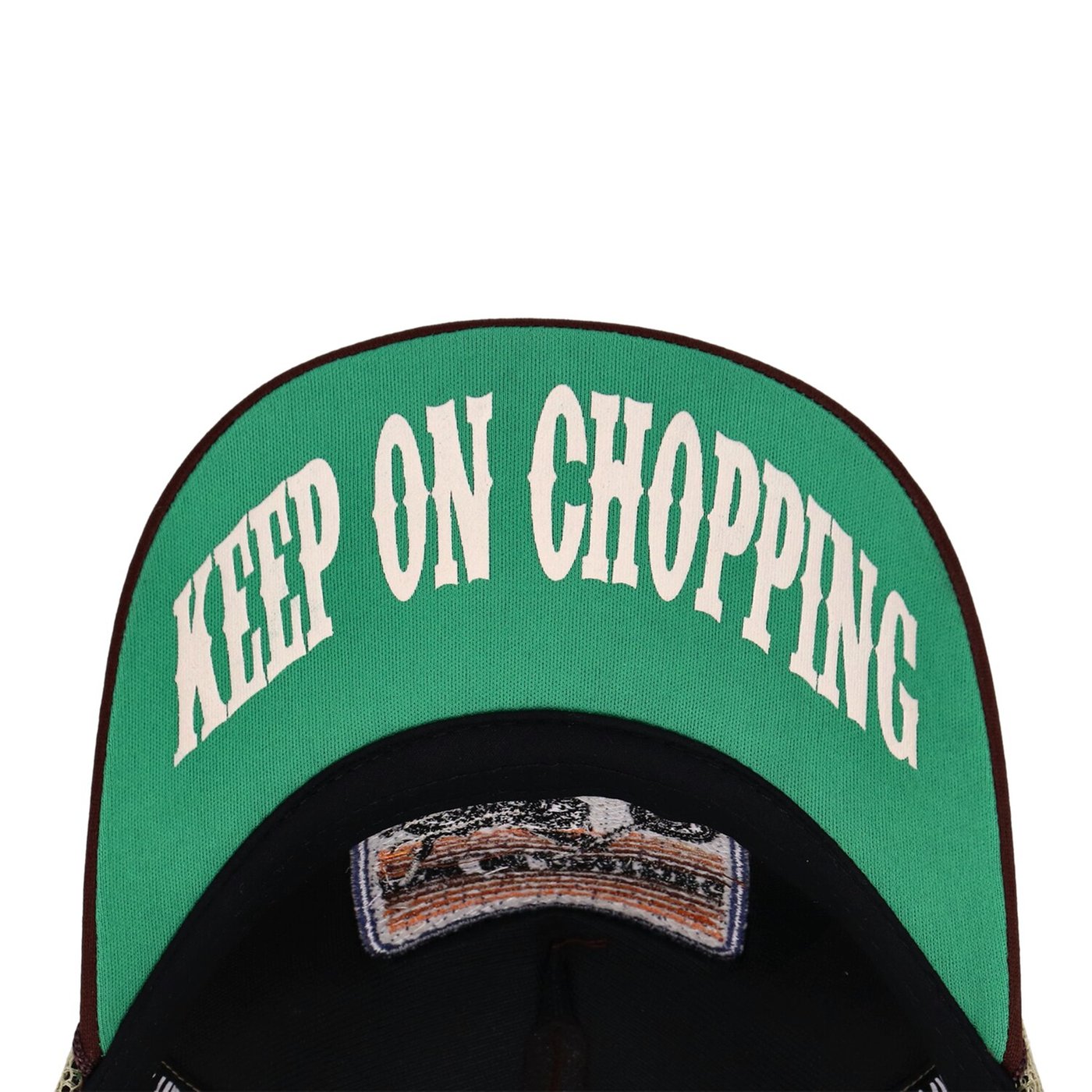 13 and a half company 13 1/2 Keep On Chopping trucker cap brown/khaki - Image 2