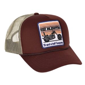 13 and a half company 13 1/2 Keep On Chopping trucker cap brown/khaki