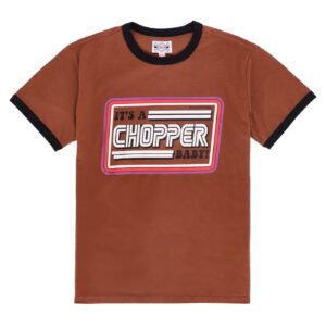 13 and a half company 13 1/2 It's a chopper baby t-shirt brown
