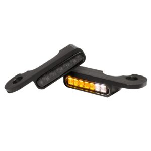 HeinzBikes HeinzBikes, 'Stripes' below bar turn signals. Black with PL