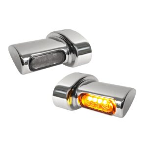 HeinzBikes HeinzBikes, Micro Winglets turn signal set. Chrome