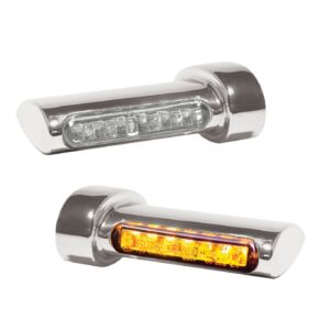 HeinzBikes HeinzBikes, Winglets LED turn signal set. Chrome