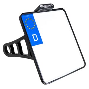 HeinzBikes HeinzBikes, side mount license plate bracket. Black