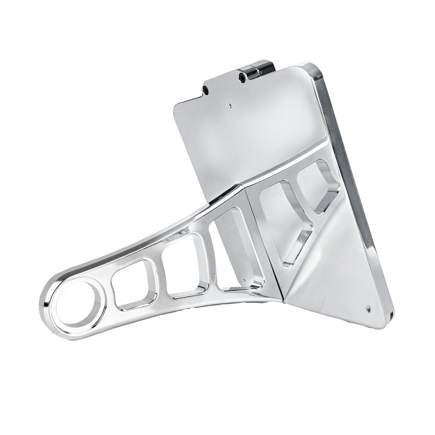 HeinzBikes HeinzBikes, side mount license plate bracket. Chrome - Image 2