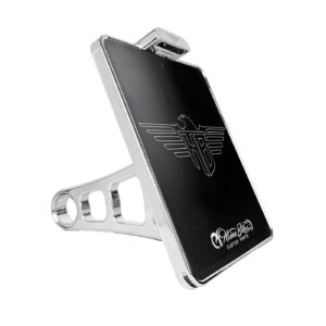 HeinzBikes HeinzBikes, side mount license plate bracket. Chrome