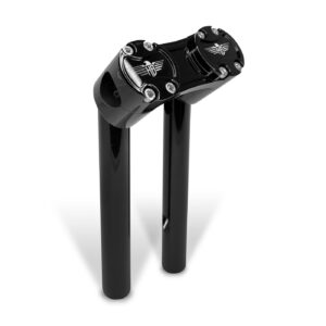 HeinzBikes HeinzBikes, Clubstyle pullback risers 8". Black/Black