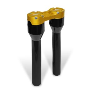 HeinzBikes HeinzBikes, Clubstyle straight risers 8". Black/Gold
