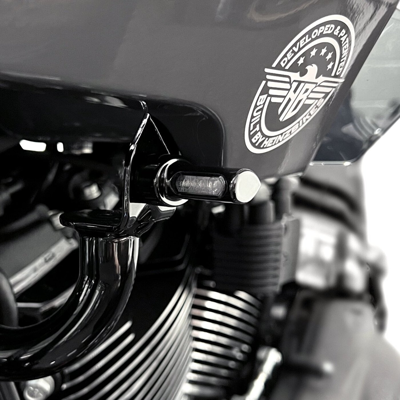 HeinzBikes HeinzBikes, ST Micro front turn signals. Chrome