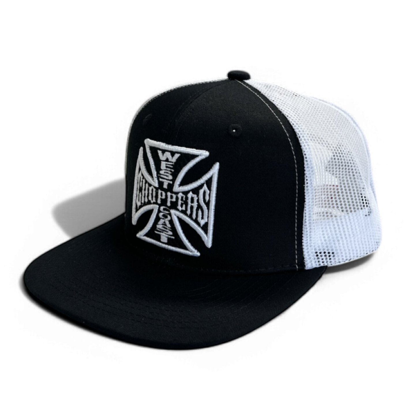 West Coast Choppers WCC OG Cross Flatbill cap black/white