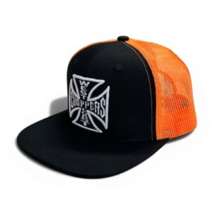West Coast Choppers WCC OG Flatbill cap black/orange