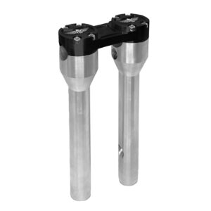 HeinzBikes HeinzBikes, Clubstyle straight risers 8". Silver/Black