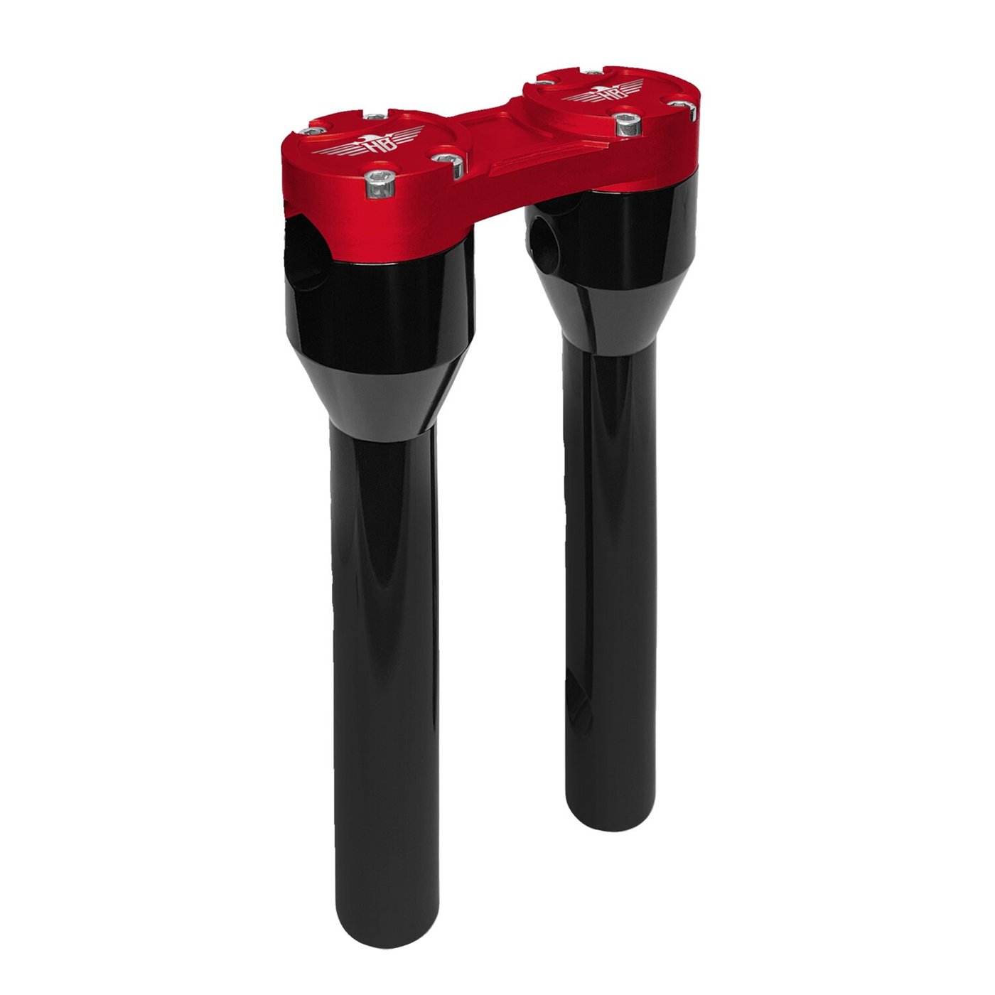 HeinzBikes HeinzBikes, Clubstyle straight risers 10". Black/Red