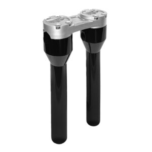 HeinzBikes HeinzBikes, Clubstyle straight risers 10". Black/Silver