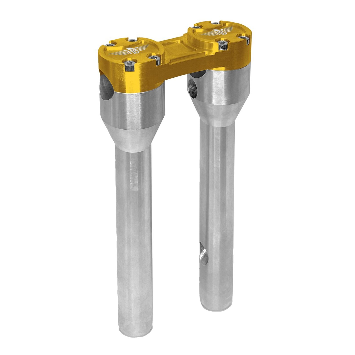 HeinzBikes HeinzBikes, Clubstyle straight risers 12". Silver/Gold