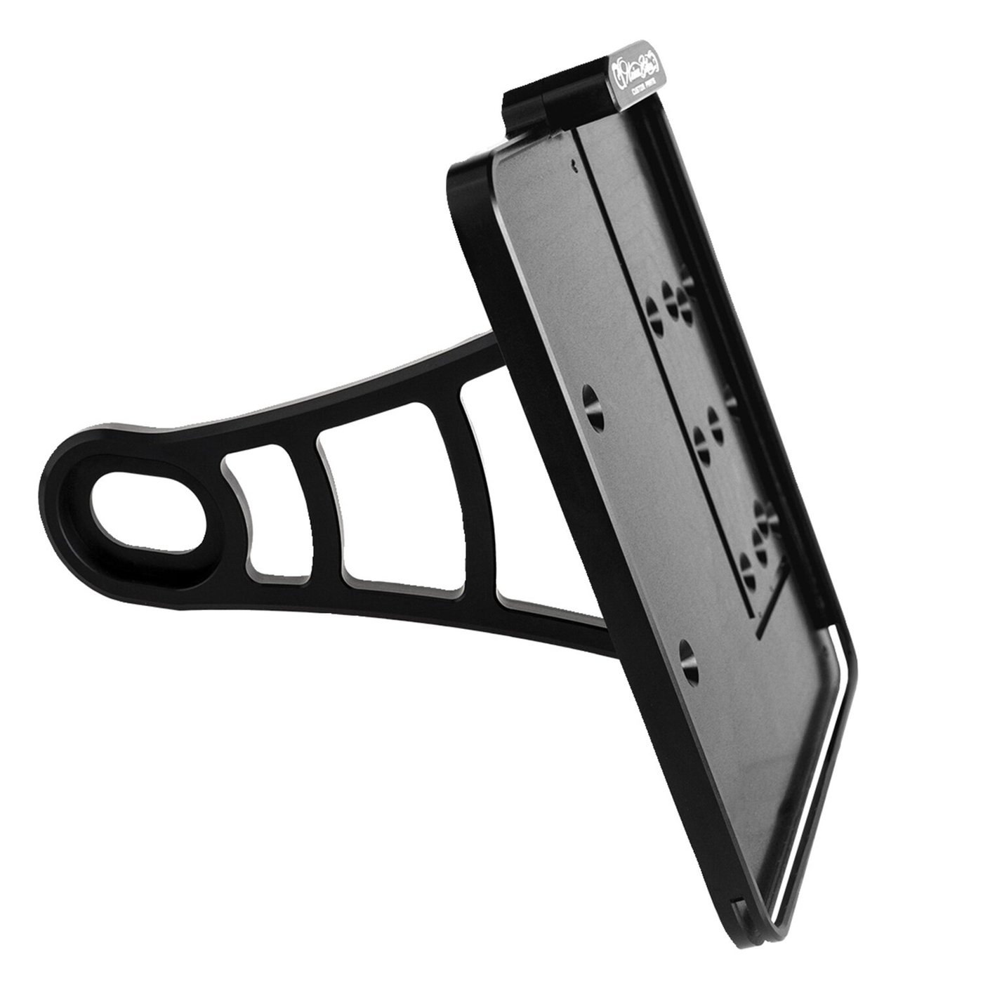 HeinzBikes HeinzBikes, side mount license plate holder kit. Black anod - Image 2