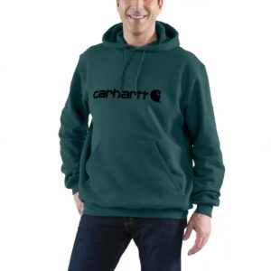Carhartt Carhartt Signature Logo hoodie greenstone