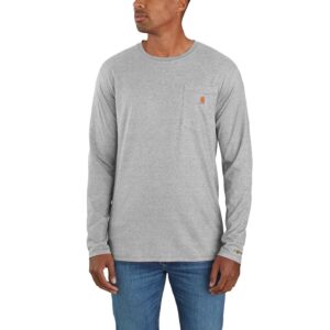 Carhartt Carhartt Midweight L/S Pocket t-shirt heather grey