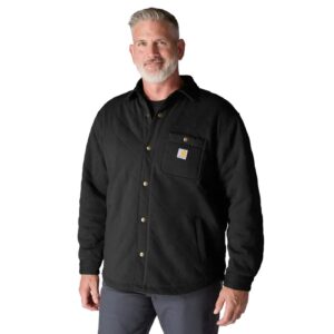 Carhartt Carhartt Quilted Snap Front shirt black