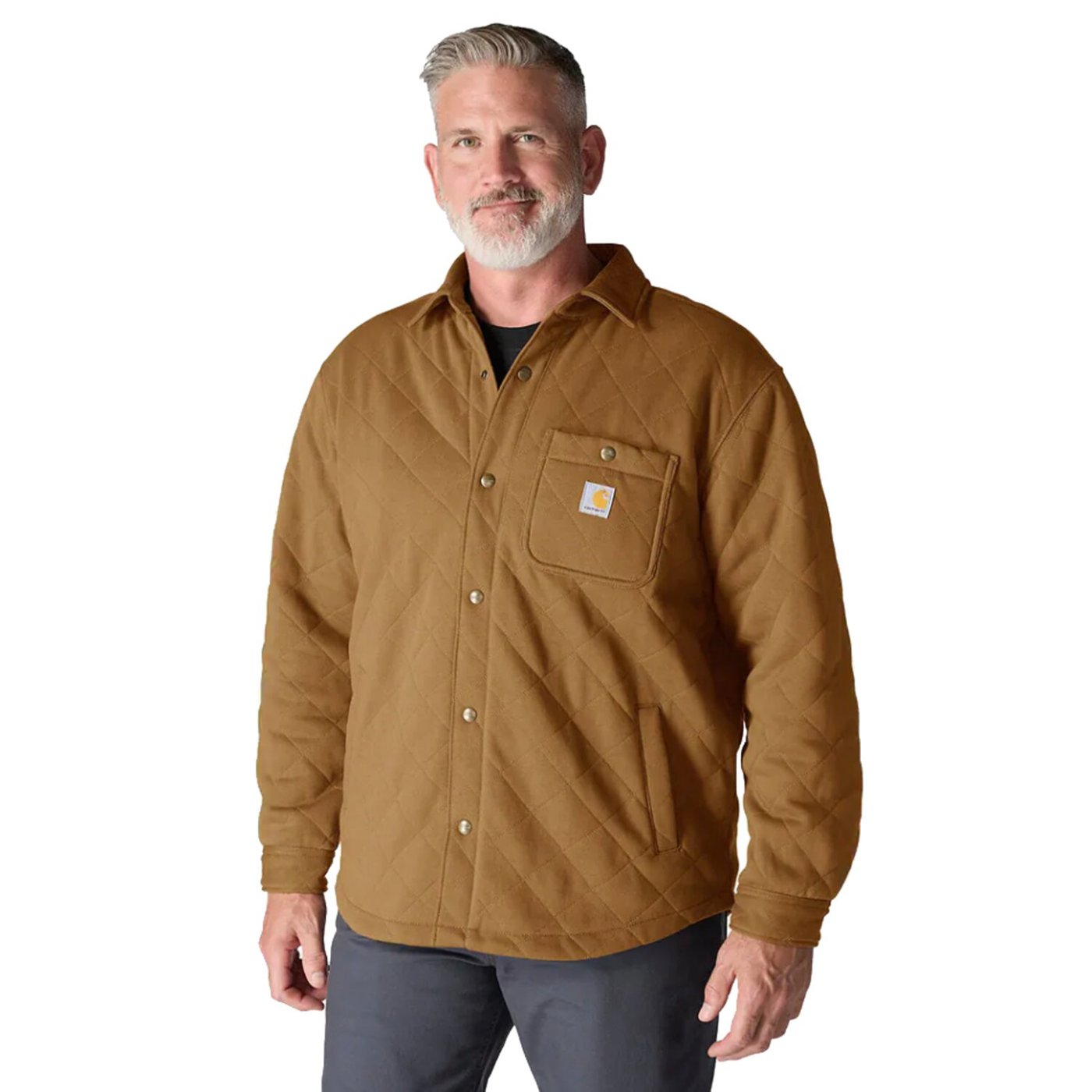 Carhartt Carhartt Quilted Snap Front shirt carhartt® brown - Image 2
