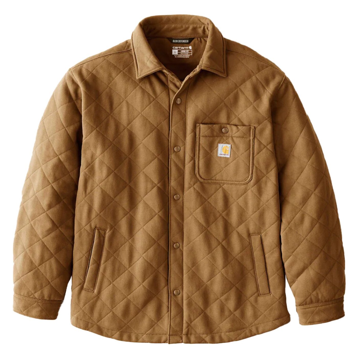 Carhartt Carhartt Quilted Snap Front shirt carhartt® brown