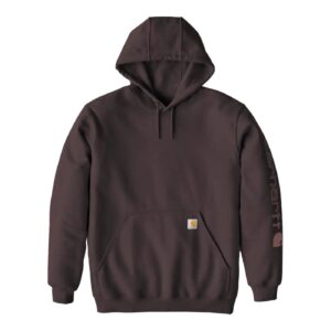Carhartt Carhartt Sleeve Logo hoodie dark sepia