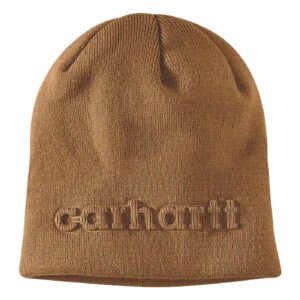Carhartt Carhartt Knit Embossed beanie carhartt® brown