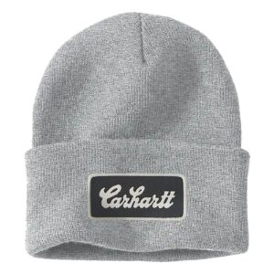 Carhartt Carhartt Script Patch beanie heather grey
