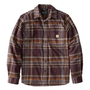 Carhartt Carhartt Flannel Plaid shirt dark sepia