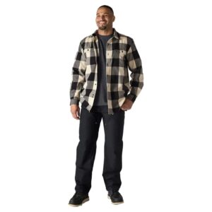 Carhartt Carhartt Plaid long sleeve shirt oat milk