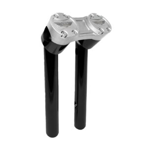 HeinzBikes HeinzBikes, Clubstyle pullback risers 6". Black/Silver