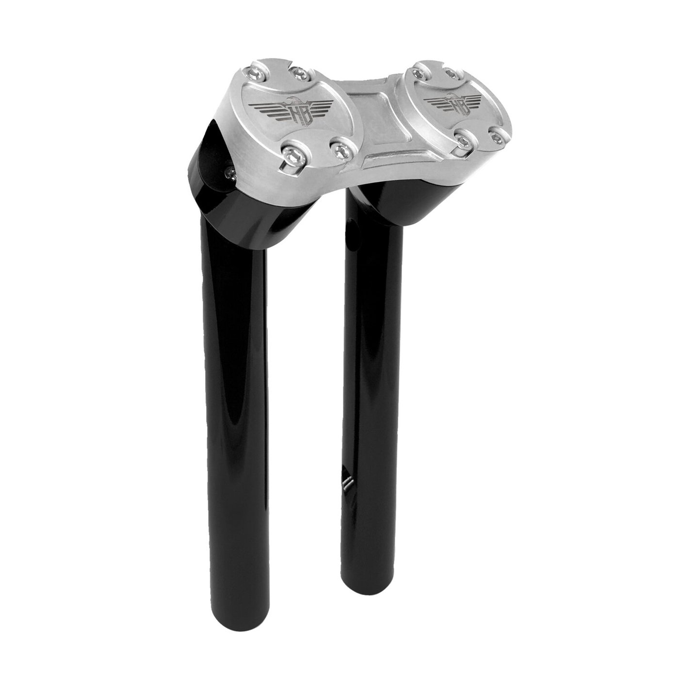 HeinzBikes HeinzBikes, Clubstyle pullback risers 6". Black/Silver
