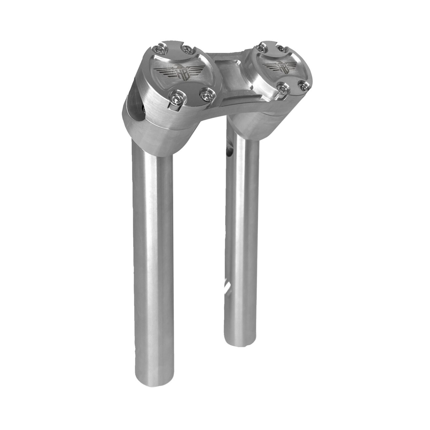HeinzBikes HeinzBikes, Clubstyle pullback risers 6". Silver/Silver