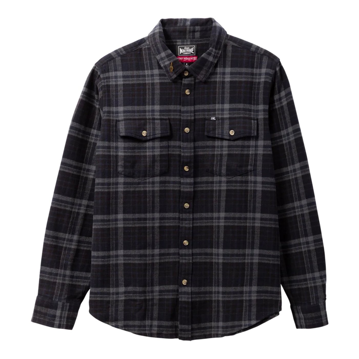Loser Machine Company Loser Machine Step up flannel shirt black