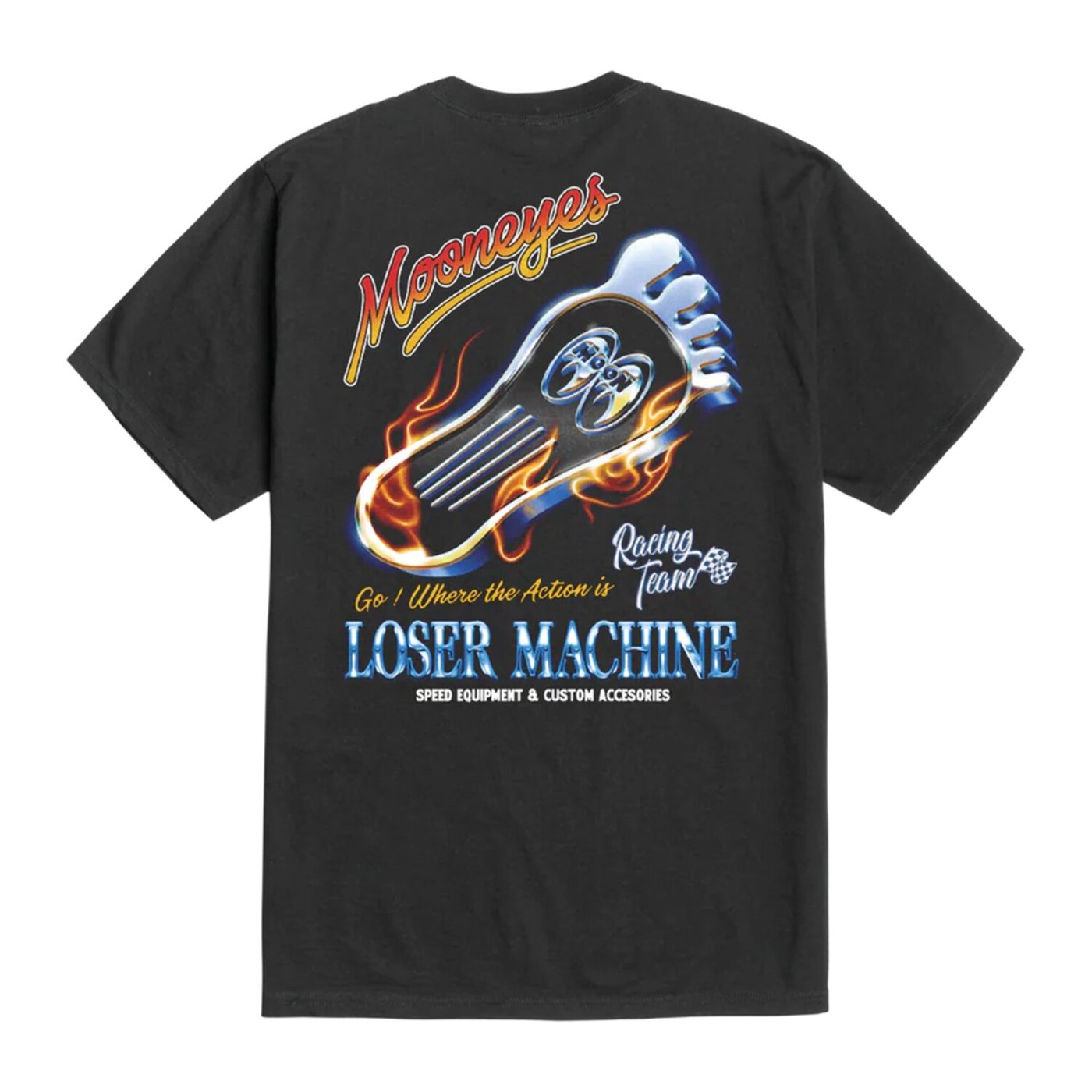 Loser Machine Company Loser Machine Red Hot t-shirt black