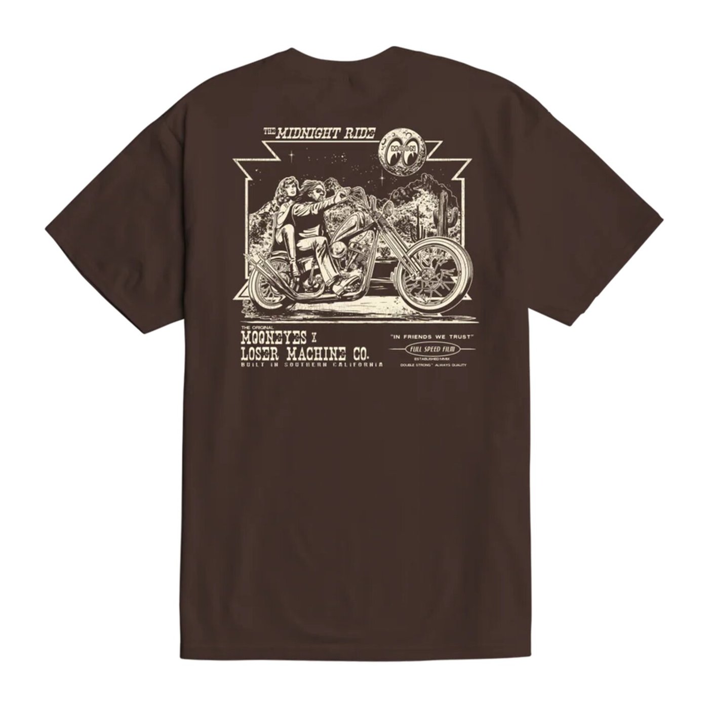Loser Machine Company Loser Machine Midnight Ride t-shirt java brown