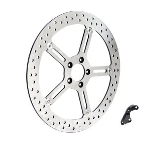 Arlen Ness Arlen Ness, 15" Jagged front Big Brake rotor kit. Right side