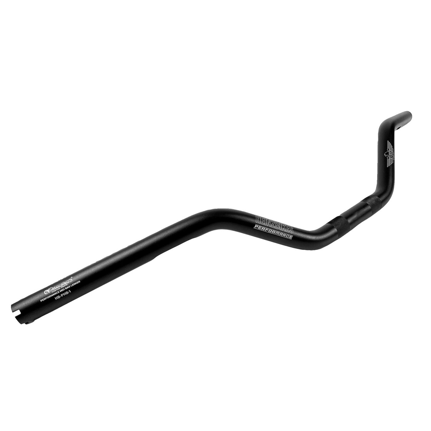 HeinzBikes HeinzBikes, Performance Clubstyle Moto MID Bar. Black - Image 2