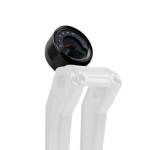 HeinzBikes HeinzBikes, round 4" gauge mount. Black