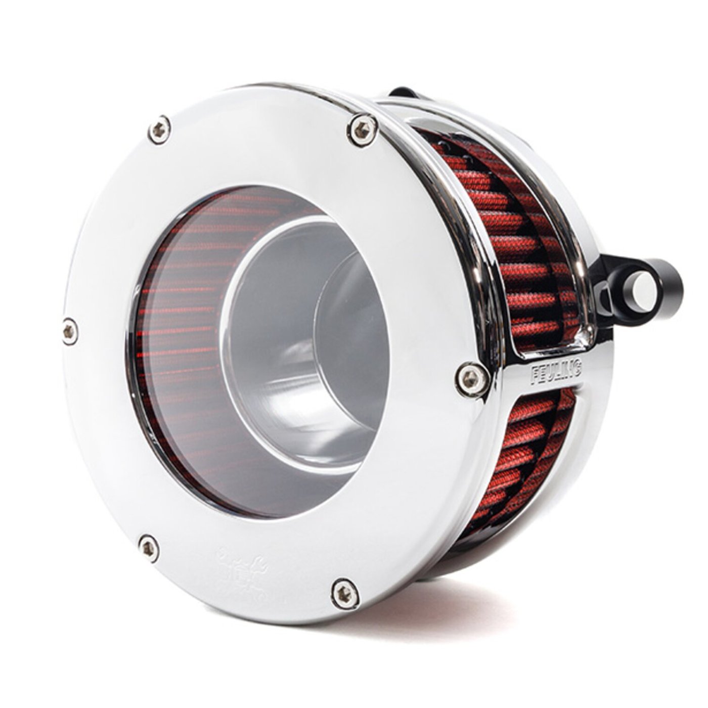 Feuling Feuling, BA air cleaner kit, Chrome. Clear cover