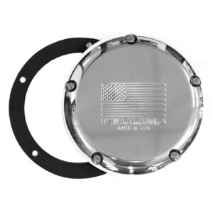 Feuling Feuling, derby cover. American Flag. Polished