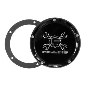 Feuling Feuling, derby cover. Gear Cross Wrench. Black CC