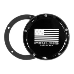 Feuling Feuling, derby cover. American Flag. Black CC