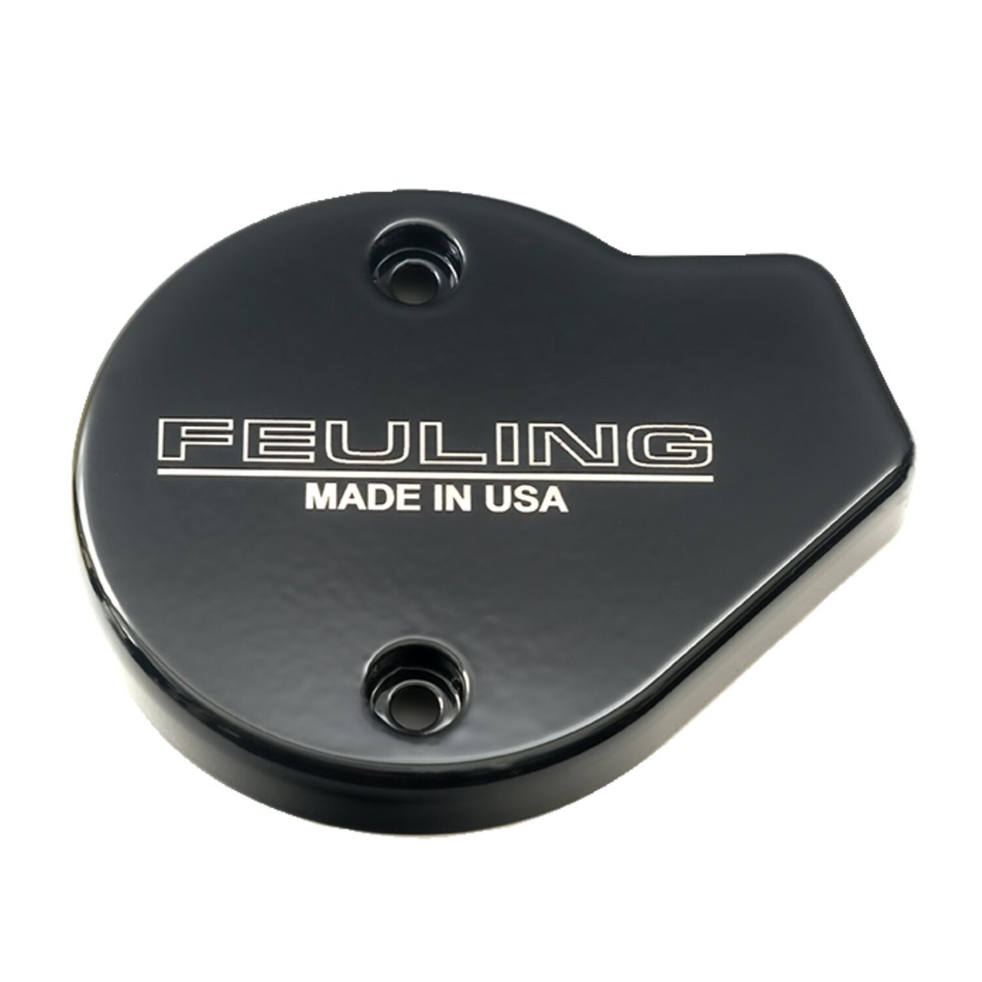 Feuling Feuling, timer cover. Feuling text logo. Black CC