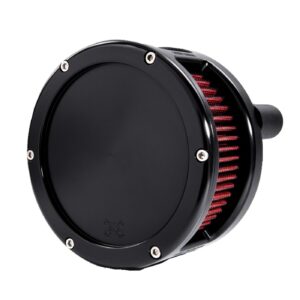 Feuling Feuling, BA air cleaner. Black. Red filter. Solid cover