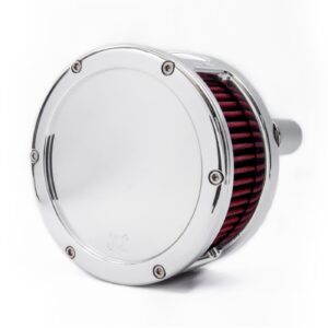Feuling Feuling, BA air cleaner. Chrome. Red filter. Solid cover